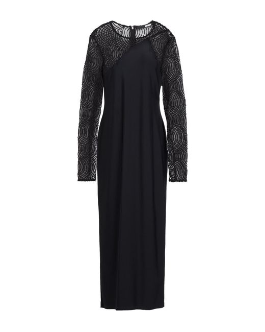 ROTATE BIRGER CHRISTENSEN Black Maxi Dress