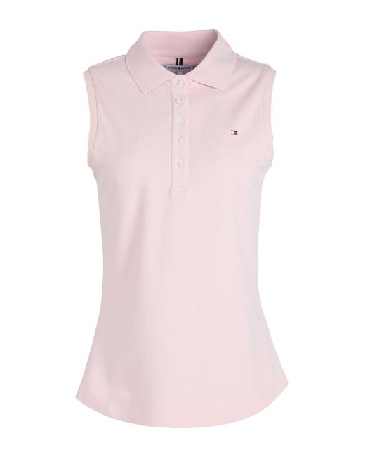 Tommy Hilfiger Pink Polo Shirt
