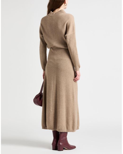 Brunello Cucinelli Brown Maxi Dress