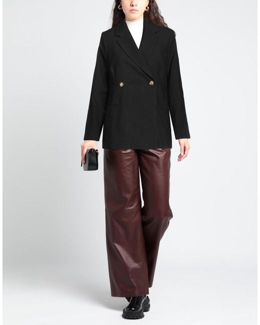 Anine Bing Black Overcoat & Trench Coat