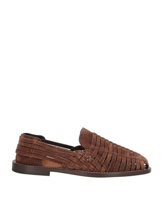 Brunello Cucinelli Brown Loafers Leather for men