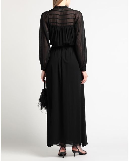 Robe longue Emporio Armani en coloris Black