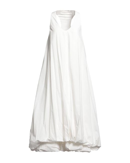 The Row White Maxi Dress