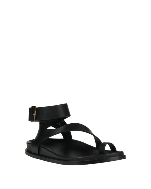 Alohas Black Thong Sandals