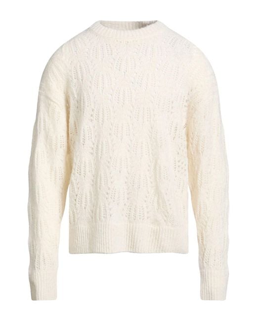 ATOMOFACTORY White Ivory Sweater Polyamide, Alpaca Wool, Wool for men