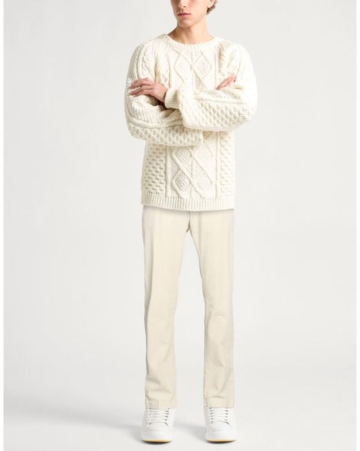 Jacob Cohen Natural Pants Cotton, Elastane for men