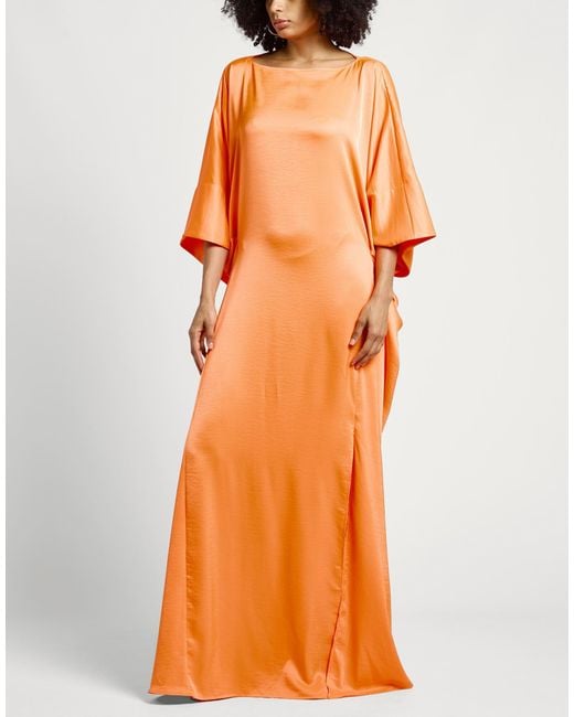 Essentiel Antwerp Orange Maxi Dress