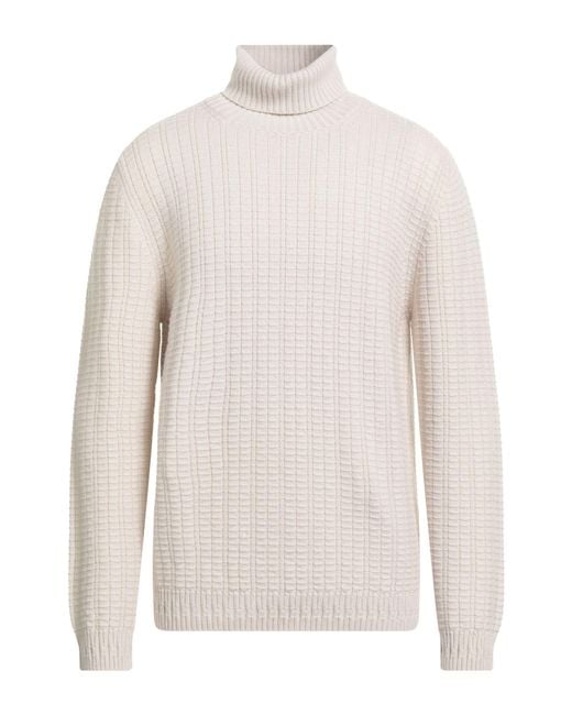 Col roulé Alpha Studio pour homme en coloris White