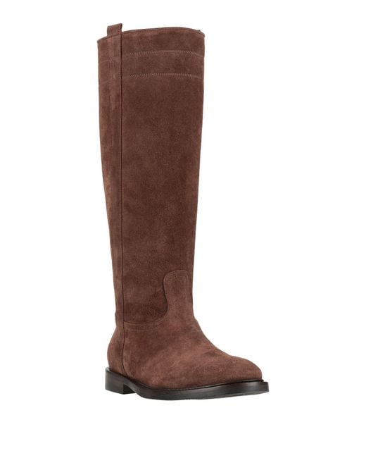Anna F. Brown Boot Leather