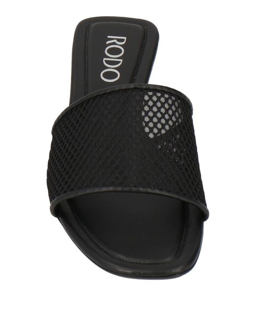 Rodo Black Sandals