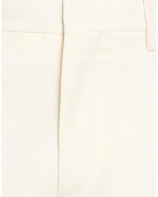 DSquared² White Ivory Pants Polyester, Virgin Wool for men