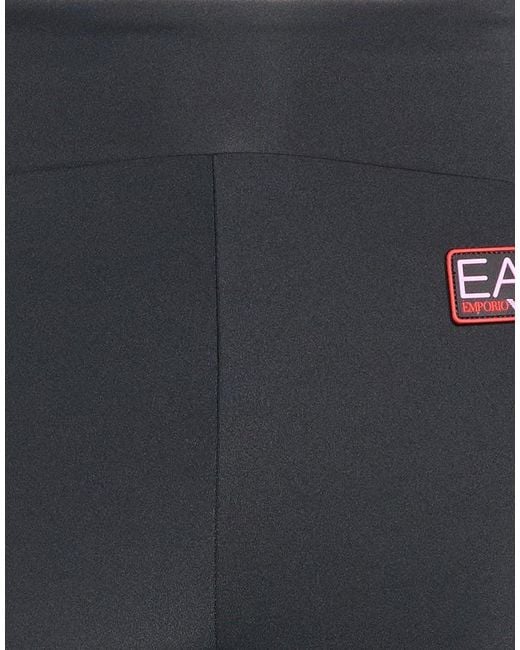EA7 Blue Shorts & Bermuda Shorts Polyester, Elastane