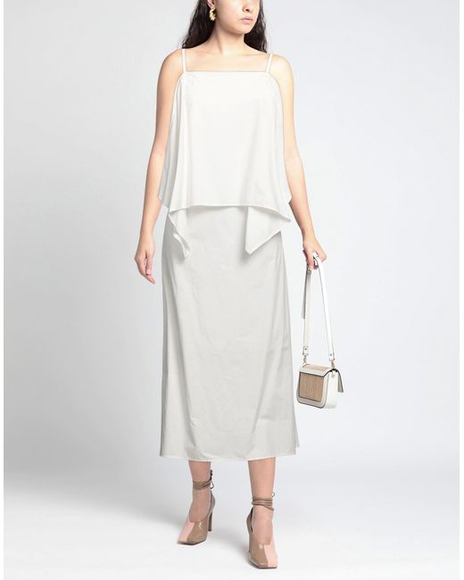Collection Privée White Midi Dress
