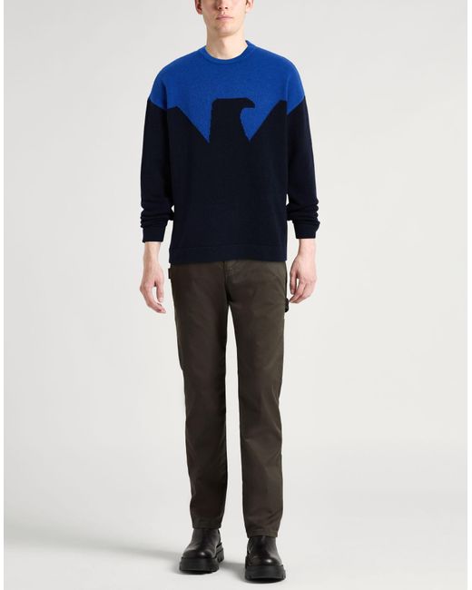 Emporio Armani Blue Jumper for men
