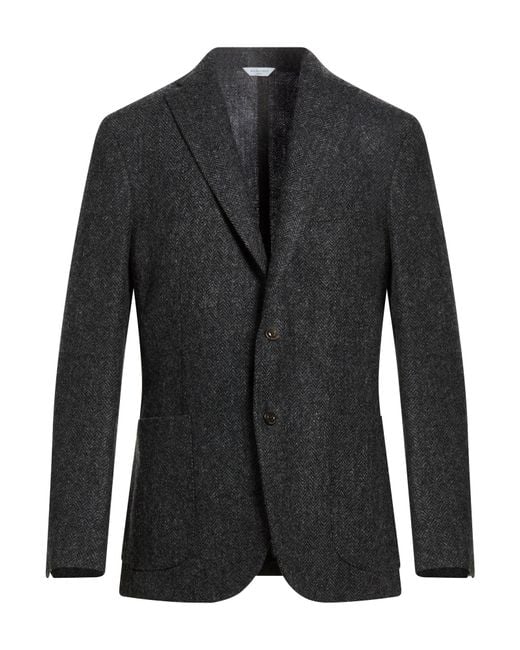 Boglioli Black Blazer for men