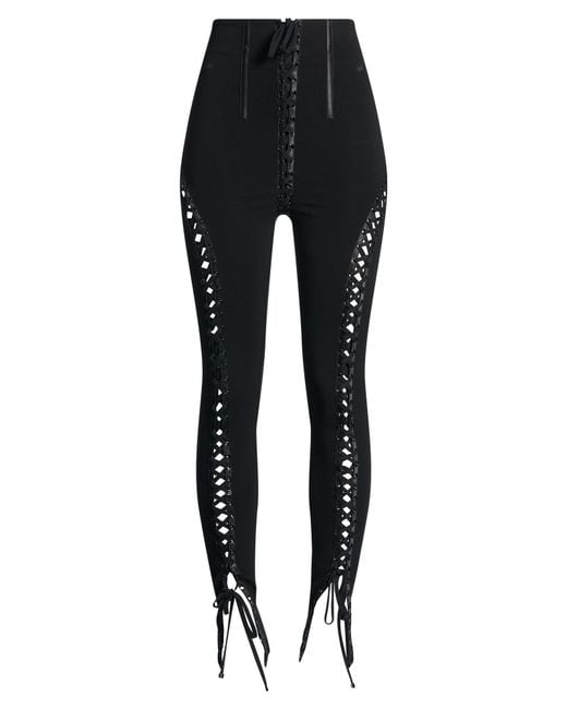 Dolce & Gabbana Black Pants Viscose, Polyamide, Elastane