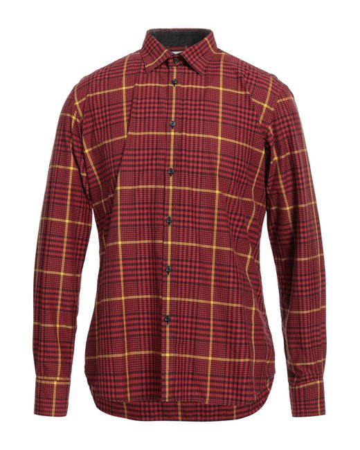Aglini Red Shirt for men
