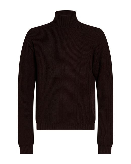 Alpha Studio Black Turtlenecks for men