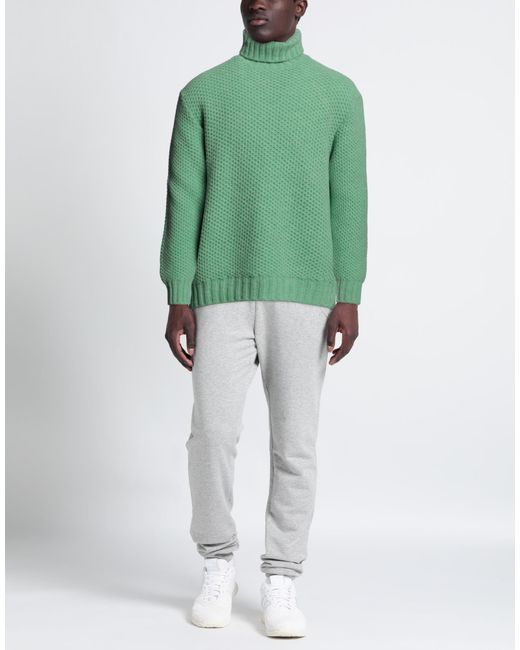 Mp Massimo Piombo Green Turtleneck for men