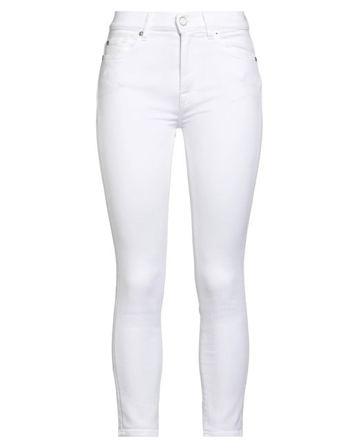 7 For All Mankind White Jeans