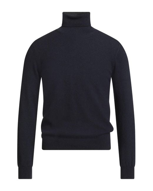 FILIPPO DE LAURENTIIS Blue Turtleneck Cashmere for men