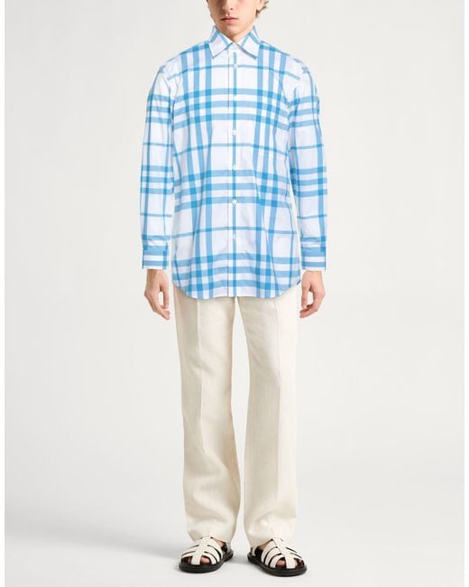 Burberry Blue Shirt for men