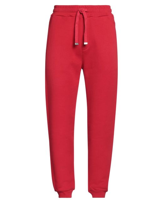 Dondup Red Pants Cotton for men