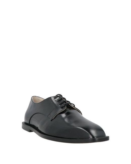 Alysi Black Lace-Up Shoes