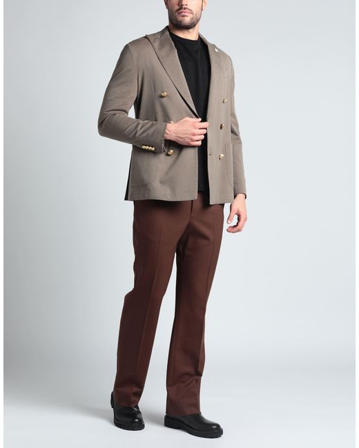 Lardini Brown Suit Jacket for men