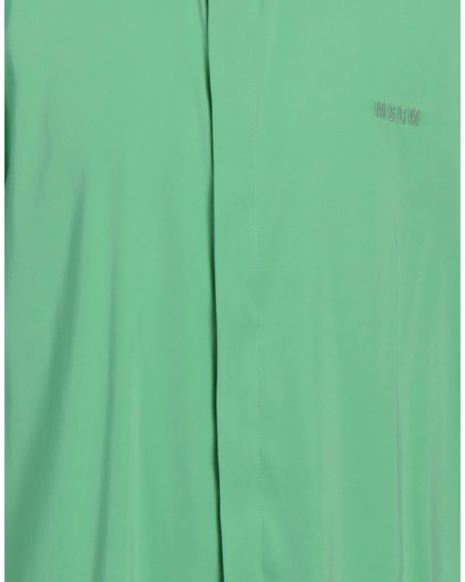 MSGM Green Shirt for men
