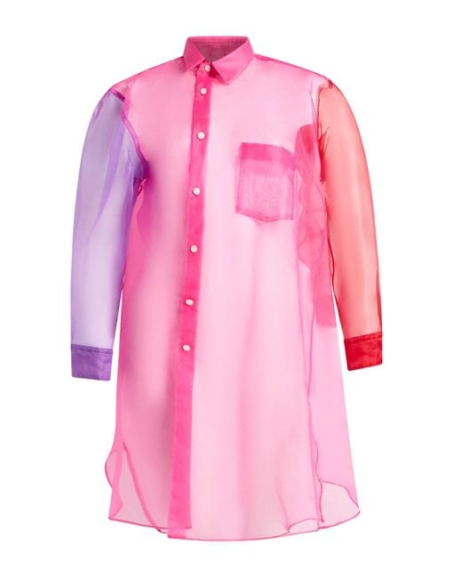 Comme des Garçons Pink Fuchsia Shirt Polyester