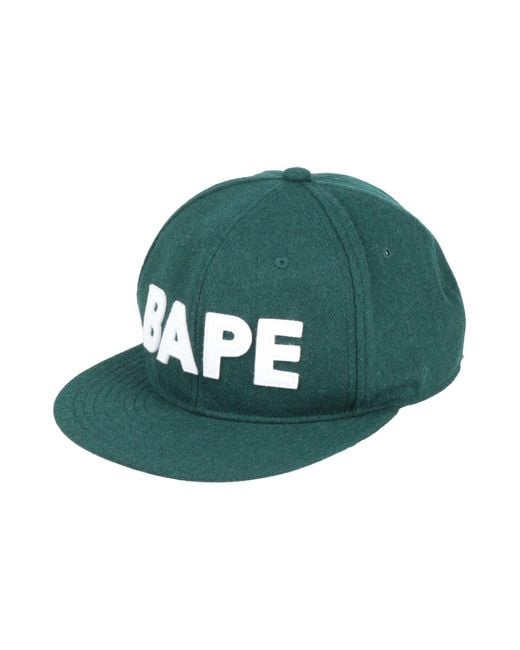 Sombrero A Bathing Ape de hombre de color Green