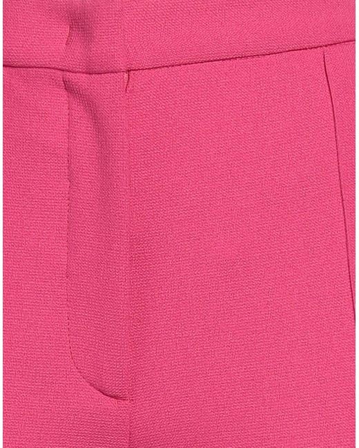 Maliparmi Pink Pants Polyester, Viscose, Elastane, Acetate, Cupro