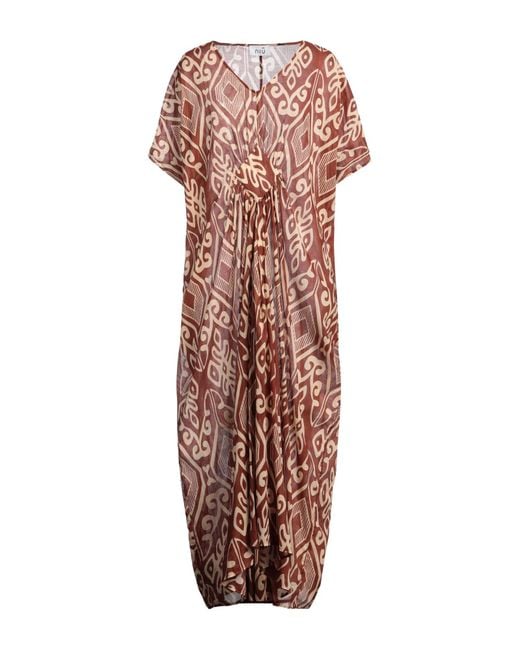 Niu Brown Maxi Dress Cotton