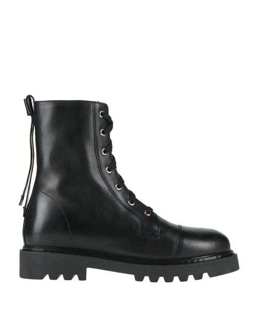 Marina Rinaldi Black Ankle Boots Leather
