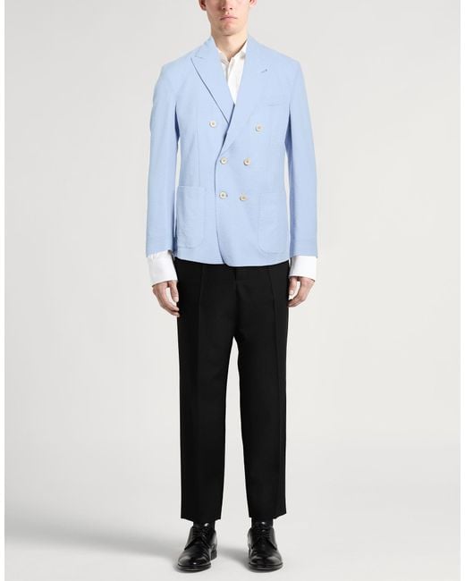 Eleventy Blue Light Blazer Polyester for men
