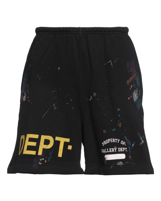 GALLERY DEPT. Black Shorts & Bermuda Shorts Cotton for men