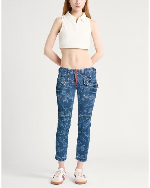 DSquared² Blue Jeans Cotton, Elastane