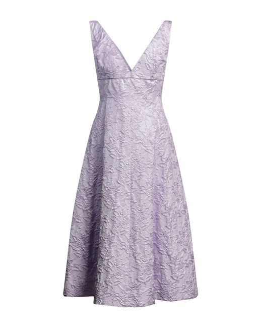 Philosophy Di Lorenzo Serafini Purple Midi-Kleid