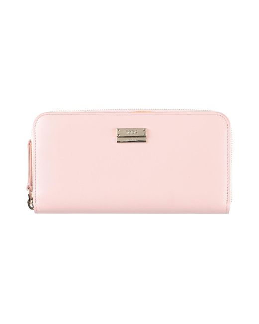 Tod's Pink Wallet Soft Leather