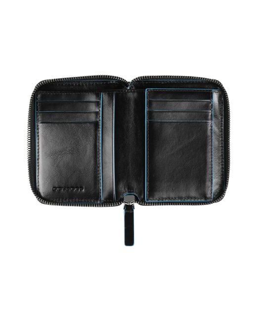 Piquadro Black Wallet for men