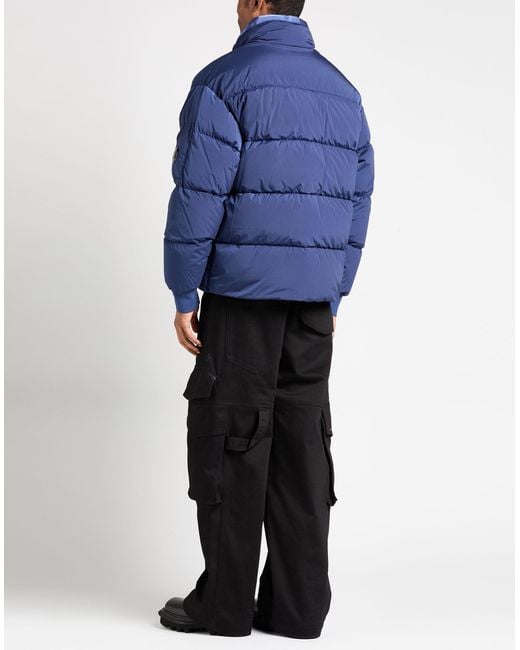 C P Company Blue Puffer Polyamide, Elastane for men
