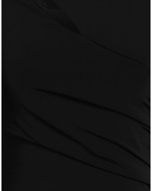 Marella Black Mini Dress Viscose, Elastane