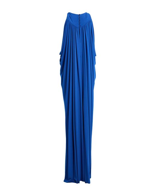 Alberta Ferretti Blue Maxi Dress Viscose