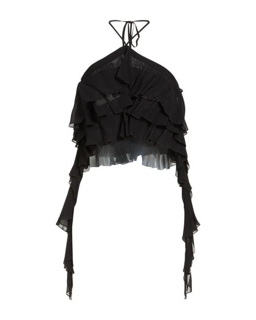 Dondup Black Top Viscose