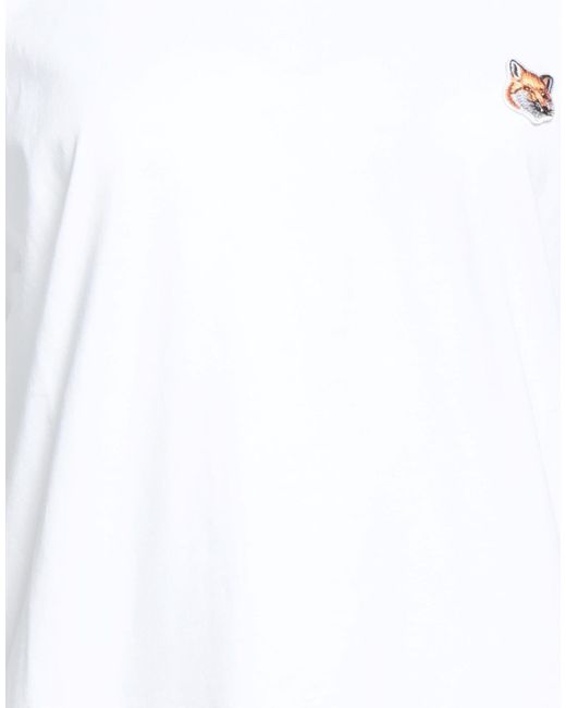 Maison Kitsuné White T-Shirt Cotton