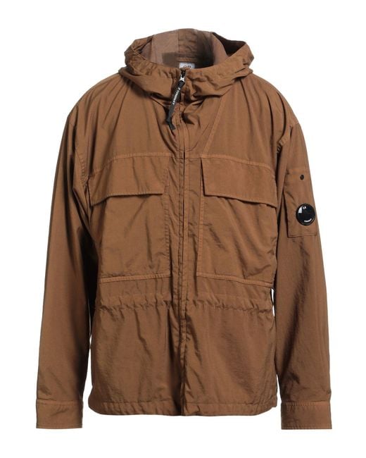 C P Company Brown Jacket Polyamide for men