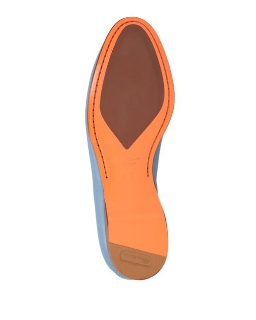 Santoni Blue Mokassin