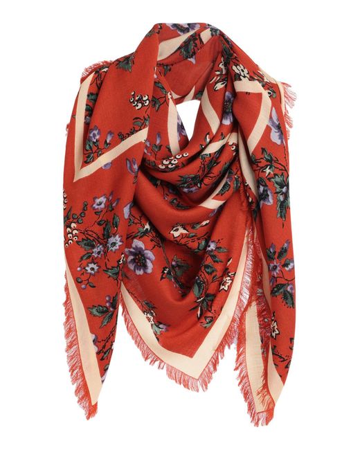Tory Burch Red Scarf