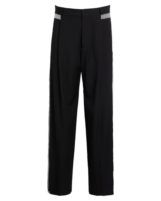 DSquared² Black Pants Virgin Wool, Polyester for men